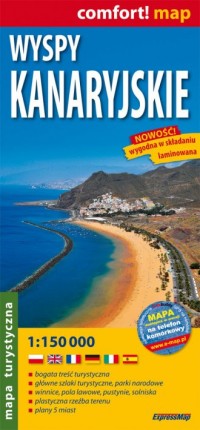 Wyspy Kanaryjskie (mapa turystyczna - okładka książki