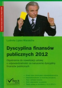 Dyscyplina finansów publicznych - okładka książki