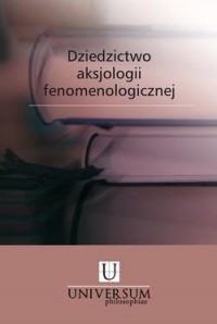 Dziedzictwo aksjologii fenomenologicznej - okładka książki