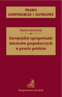 Europejskie zgrupowanie interesów - okładka książki