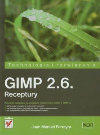 GIMP 2.6. Receptury - okładka książki