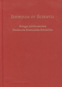 Iudicium et Scientia. Księga jubileuszowa - okładka książki