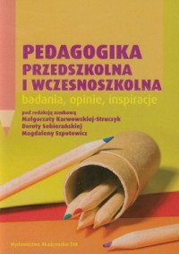 Pedagogika przedszkolna i wczesnoszkolna. - okładka podręcznika