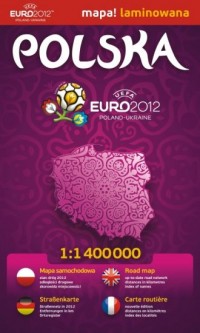 Polska. Euro 2012 (mapa samochodowa - okładka książki