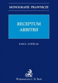Receptum arbitrii - okładka książki