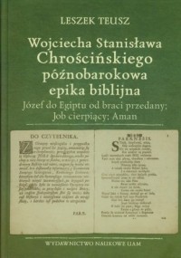 Wojciecha Stanisława Chrościńskiego - okładka książki