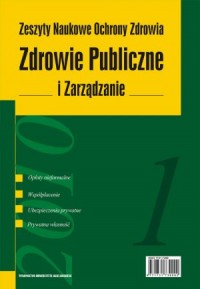 Zdrowie Publiczne i Zarządzanie - okładka książki