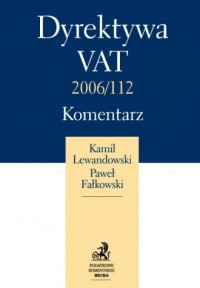 Dyrektywa VAT 2006/112 - okładka książki