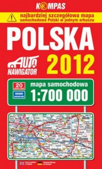 Polska (mapa samochodowa 1:700 - okładka książki