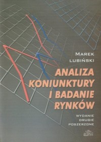 Analiza koniunktury i badanie rynków - okładka książki