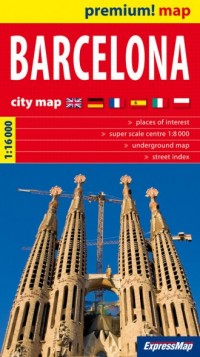 Barcelona city map (w skali 1:16 - okładka książki