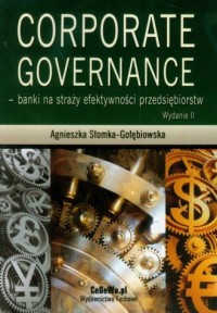 Corporate Governance Banki na straży - okładka książki