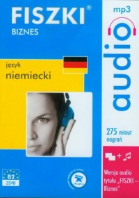 Fiszki. Język niemiecki. Biznes - pudełko audiobooku