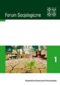 Forum Socjologiczne 1 - okładka książki