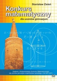 Konkurs matematyczny dla uczniów - okładka podręcznika
