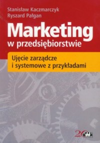 Marketing w przedsiębiorstwie. - okładka książki