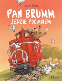 Pan Brumm jedzie pociągiem - okładka książki