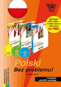 Polski Bez problemu (3 książki - okładka podręcznika