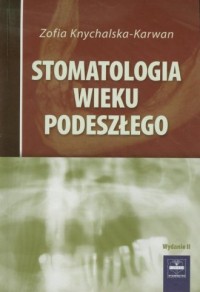 Stomatologia wieku podeszłego - okładka książki