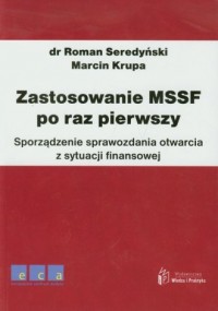 Zastosowanie MSSF po raz pierwszy - okładka książki
