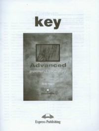 Advanced Grammar & Vocabulary Key - okładka podręcznika