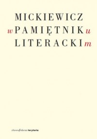 Mickiewicz w Pamiętniku Literackim - okładka książki