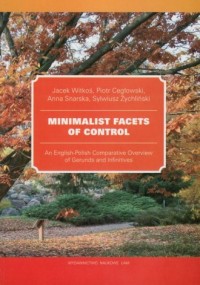 Minimalist Facets of Control. An - okładka podręcznika