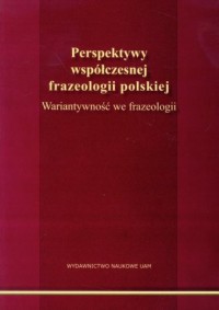 Perspektywy współczesnej frazeologii - okładka książki