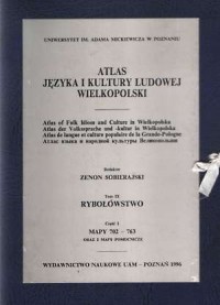 Atlas języka i kultury ludowej - okładka książki