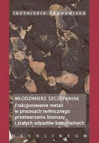 Frakcjonowanie metali w procesach - okładka książki