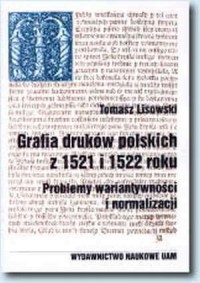 Grafia druków polskich z 1521 i - okładka książki
