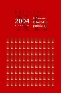 Informator filozofii polskiej 2004 - okładka książki