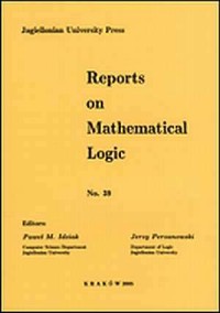Reports on Mathematical Logic No. - okładka książki