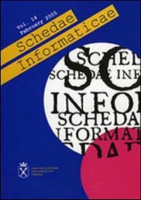 Schedae Informaticae. Vol. 14, - okładka książki