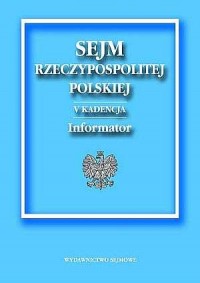 Sejm Rzeczypospolitej Polskiej - okładka książki