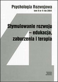 Stymulowanie rozwoju - edukacja, - okładka książki