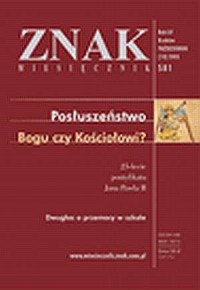 Znak nr 581. Posłuszeństwo Bogu - okładka książki