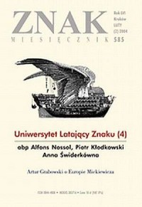 Znak nr 585. Uniwersytet latający - okładka książki