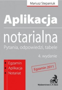 Aplikacja notarialna - okładka książki