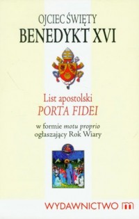 List Apostolski Porta Fidei - okładka książki