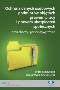 Ochrona danych osobowych podmiotów - okładka książki