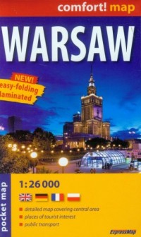 Warsaw pocket map (1:26 000) - okładka książki
