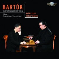 Bartok: Complete works for violin - okładka płyty