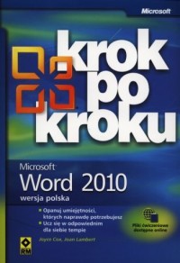 Microsoft Word 2010. Krok po kroku - okładka książki
