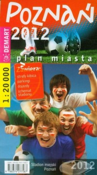 Poznań Euro (plan miasta) - okładka książki