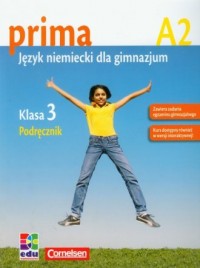 Prima A2. Język niemiecki 3. Podręcznik - okładka podręcznika