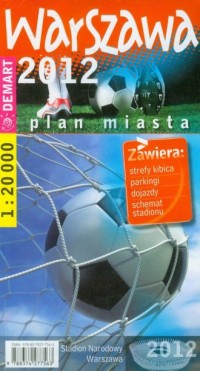 Warszawa Euro (plan miasta) - okładka książki
