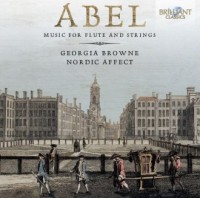 Abel: Music for flute and strings - okładka płyty