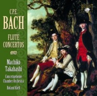 C. P. E. Bach: Flute Concertos - okładka płyty