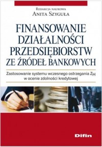 Finansowanie działalności przedsiębiorstw - okładka książki